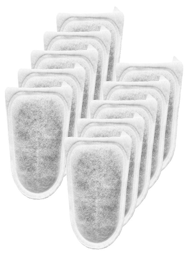 Switior 10 Pack Large Replace Filter Cartridge for Whisper EX Filter, Fish Tank Carbon Filter Cartridges for Aquarium, Compatible with Whisper EX30/EX45/EX70 Filters - Image 1